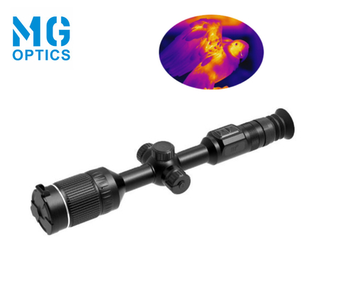 Portable LRF 1KM Thermal Imager Lingkup Infrared Thermal Night Vision Scope Untuk Berburu