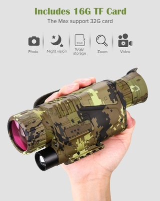 5x8 Night Vision Optik Teleskop Bermata Genggam Isi Ulang