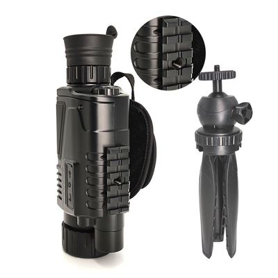 Kaca Optik 5x40 Night Vision Monocular Dengan Rangefinder RoHS CE